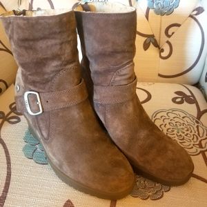 UGG Women's Suede Wedge Boots